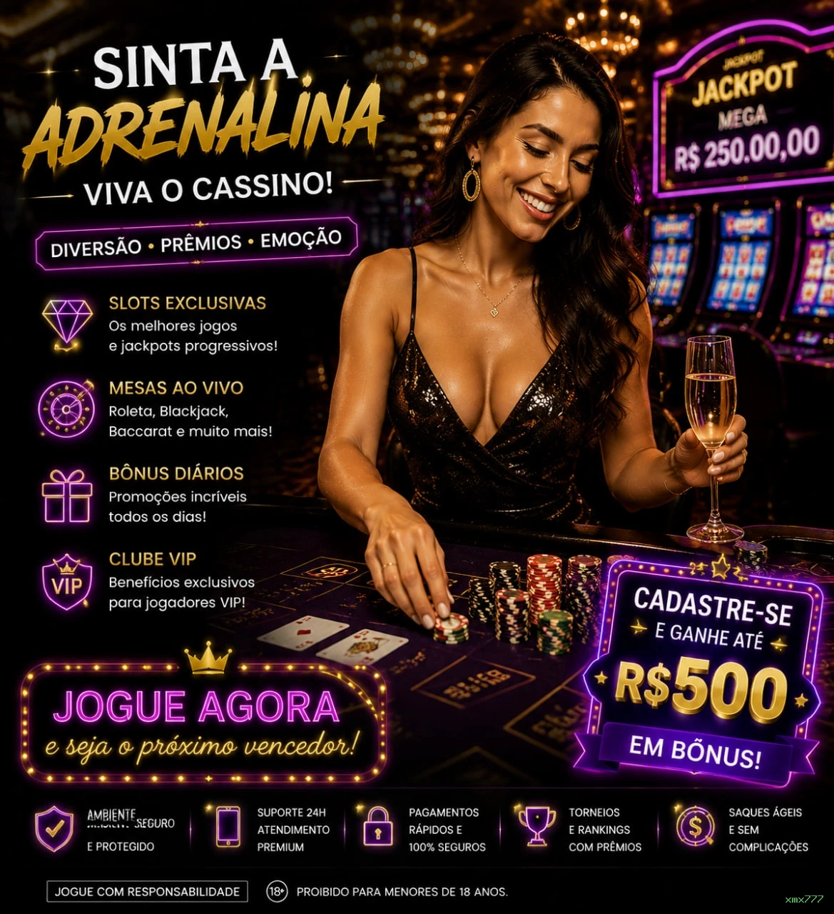 Página oficial da xmx777 no Facebook